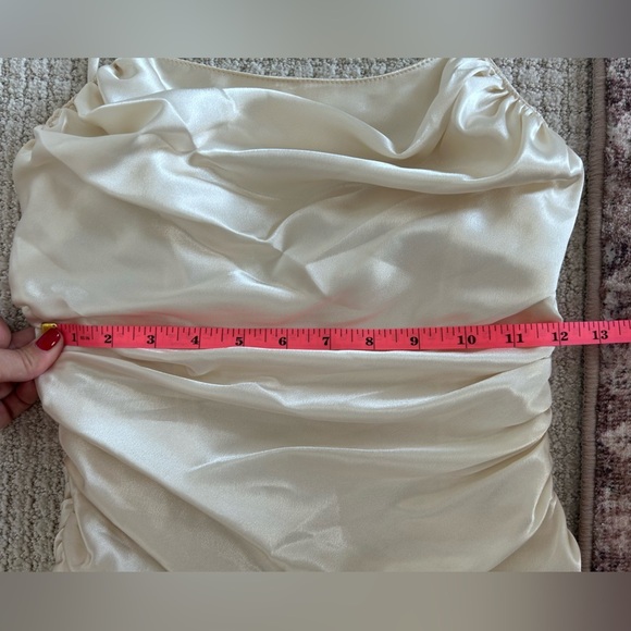 New Leaf By Samir Vintage Women's Tiered Ruffled Dress Side Zip Small RARE - Picture 8 of 9